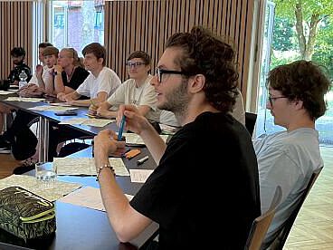 Angeregte Diskussionen belebten den Projekttag