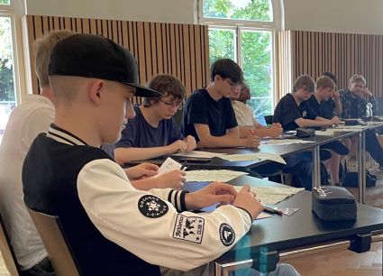 Die Schüler haben toll mitgemacht